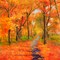Autumn Trail in the Forest Poster Print by Atelier B Art Studio - Item # VARPDXBEGLAN107